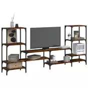 TV ormaric boja hrasta 206,5 x 28,5 x 95 cm konstruirano drvo