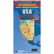 Hildebrands Urlaubskarte USA West. USA the West. USA l Quest