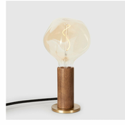 Smeda stolna lampa s mogucnosti zatamnjivanja (visina 26 cm) Knuckle – tala