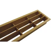 Prezračevalna rešetka 458 x 65 mm svetel hrast