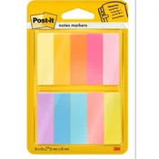 Zaznamki iz papirja Post-it, 15 mm x 50 mm, 50 listov, 10 blokov/paket