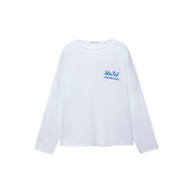 Pull&Bear Majica STWD temno modra/bela