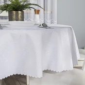 shumee Flora prt vodoodporen bel z rožami, premer 160 cm