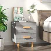 vidaXL vidaXL Nočna omarica siva sonoma 40x35x47,5 cm, (20624052)