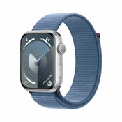 slomart pametna ura apple watch series 9 modra srebrna 1,9" 45 mm