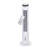 First Austria Ventilator stoječi FIRST, AIR COOLER, 102cm, timer, upravljalec, bela barva