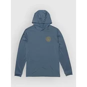 Salty Crew Global Hood Sunshirt Longsleeve Lycra pilot blue