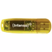 (Intenso) USB Flash drive 64GB Hi-Speed USB 2.0, Rainbow Line, ORANGE - USB2.0-64GB/Rainbow