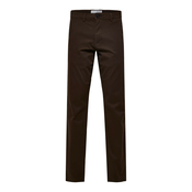 SELECTED HOMME Chino hlače Miles, rjava