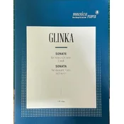 GLINKA:SONATA IN D-MOLL VIOLA AND PIANO