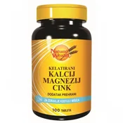 Natural Wealth Kalcij, magnezij, cink, 100 tablet