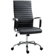 Vinsetto Vinsetto pisarniški stol umetno usnje 54Š x 62G x 104 114V cm Črn, (5000242848)