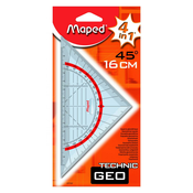 GEO TRIKOTNIK MAPED TECHNIK, 16CM, blister