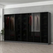 Hanah home Ormar Kale 315x190x52cm Crni