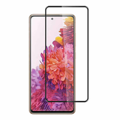 Zaščitno kaljeno steklo 3D z okvirjem za Samsung Galaxy S23+ 5G – črno