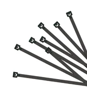 Northix Kabelske vezice 200x2,5mm 100 kosov črne
