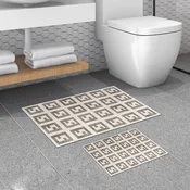 Lessentiel Maison Set 2 prostirke za kupatilo Bež-Krem