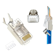 Gembird FTP konektor CAT7 pass-through, 50 kosov
