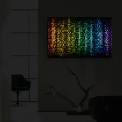 Wallity Slika na platnu sa LED osvetljenjem 45x70cm