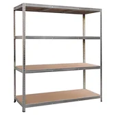 Regal za velike obremenitve 180 cm x 160 cm x 60 cm Pocinkan