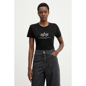 Bombažna kratka majica Alpha Industries Basic BL Mirror Leo W