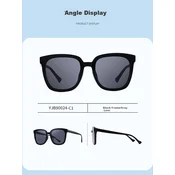 Yanjingbang Unisex naocare za sunce, Crne