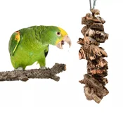 shumee BioChews Natural plutovinsko-hrastovo lubje žvečljiva hrana za papige S