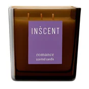 Inscent Duftkerze Romance Violett/hellgrün
