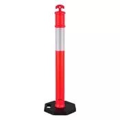 VEVOR Omejitveni stebrički za promet 1140 mm rdeči