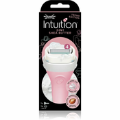 Wilkinson Sword Intuition 2in1 Shea Butter ženski brivnik + nadomestna glava 1 kos