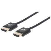 Manhattan 394406 0.5m HDMI HDMI Black HDMI cable