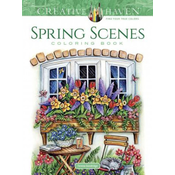 Creative Haven Spring Scenes Coloring Book