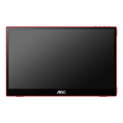 AOC 16G3 – Portable 16 Inch Full HD Gaming Monitor, FreeSync , (1920×1080, 144 Hz, MicroHDMI 1.4, USB-C) black-red