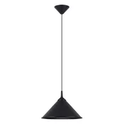 Sollux SL.1326 - Luster na sajli ZUMA 1xE27/15W/230V precnik 30 cm crn