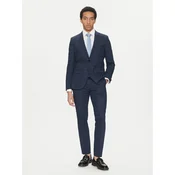 HUGO Obleka Arti/Hesten232X 50535473 Mornarsko modra Extra Slim Fit