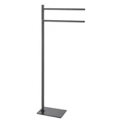 TRILLY Prostostoječe držalo za brisače, kovinska pištola - Kovinska pištola - 140x835x340 mm - Gedy - 120 - Iz nerjavečega jekla - Nosilec brisač: večnamenski;Nosilec brisač: rotacijski - Kvadratni - 140 - 835 - 340 - 14