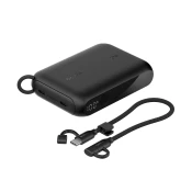 BELKIN Belkin, Powerbank 10000 mAh 2 vrata USB-C Power Delivery 20 W BoostCharge s kablom USB-C, Črna, (5000190936)