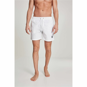 Mens Block Swimsuit White