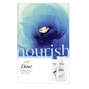 Dove poklon set za žene NOURISH (gel za tuširanje + antiperspirant)