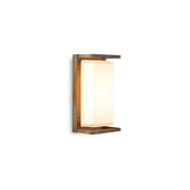 Moretti Luce Zunanja stenska svetilka Ice Cubic 3412, starinska medenina - Kovina