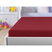 Jersey plahte za djeciji krevetic bordo 70 x 140 cm