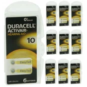 shumee Baterije za slušni aparat Duracell DA10 Activair, 60 kosov