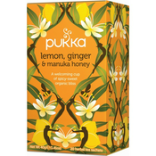 Pukka Lemon, Ginger & Manuka Honey, ekološki čaj, 20 vrečk