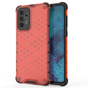 TPU gel ovitek Honeycomb za Samsung Galaxy A73 5G - rdeč