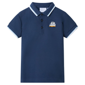 vidaXL Otroška polo majica temno modra 116, (21047975)