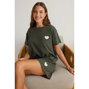 Trendyol Milla Ženski set pidžame Thmss25Pt00155, Kaki