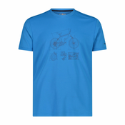 CMP MAN T-SHIRT, muška majica za planinarenje, plava 30T5057