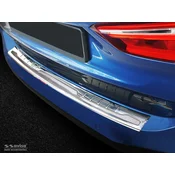 Trunk edge protection strip BMW X1 2015-2019 (F48, chrome and silver carbon)