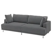 UPPAKRA Modularna sofa trosed, Johanneshov tamnosiva