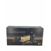 Curasept LUXURY, zobna pasta in zobna ščetka - Black LUX, 75 ml + zlata torbica